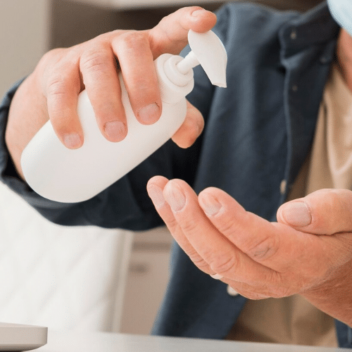 higienização das mãos