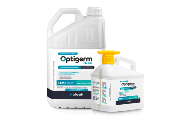 Produtos de limpeza para academia